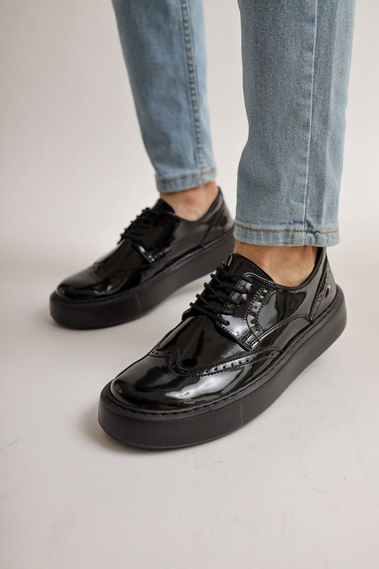 Men's Empoli Patent Noir