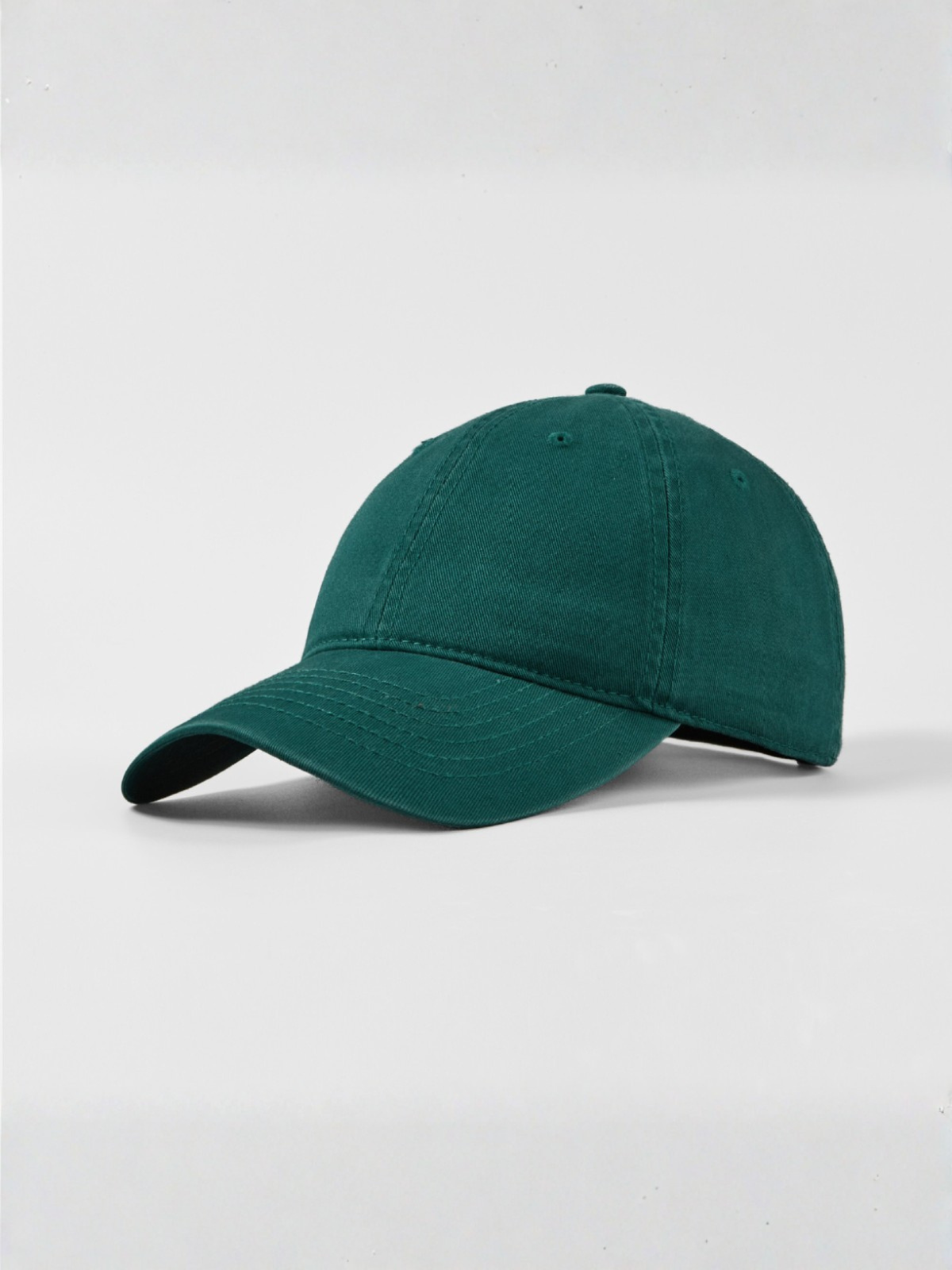 Gorra de sarga de algodón verde bosque